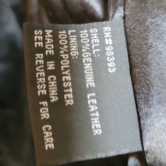 NEW Stunning designer genuine leather coat - Picture 8 of 9